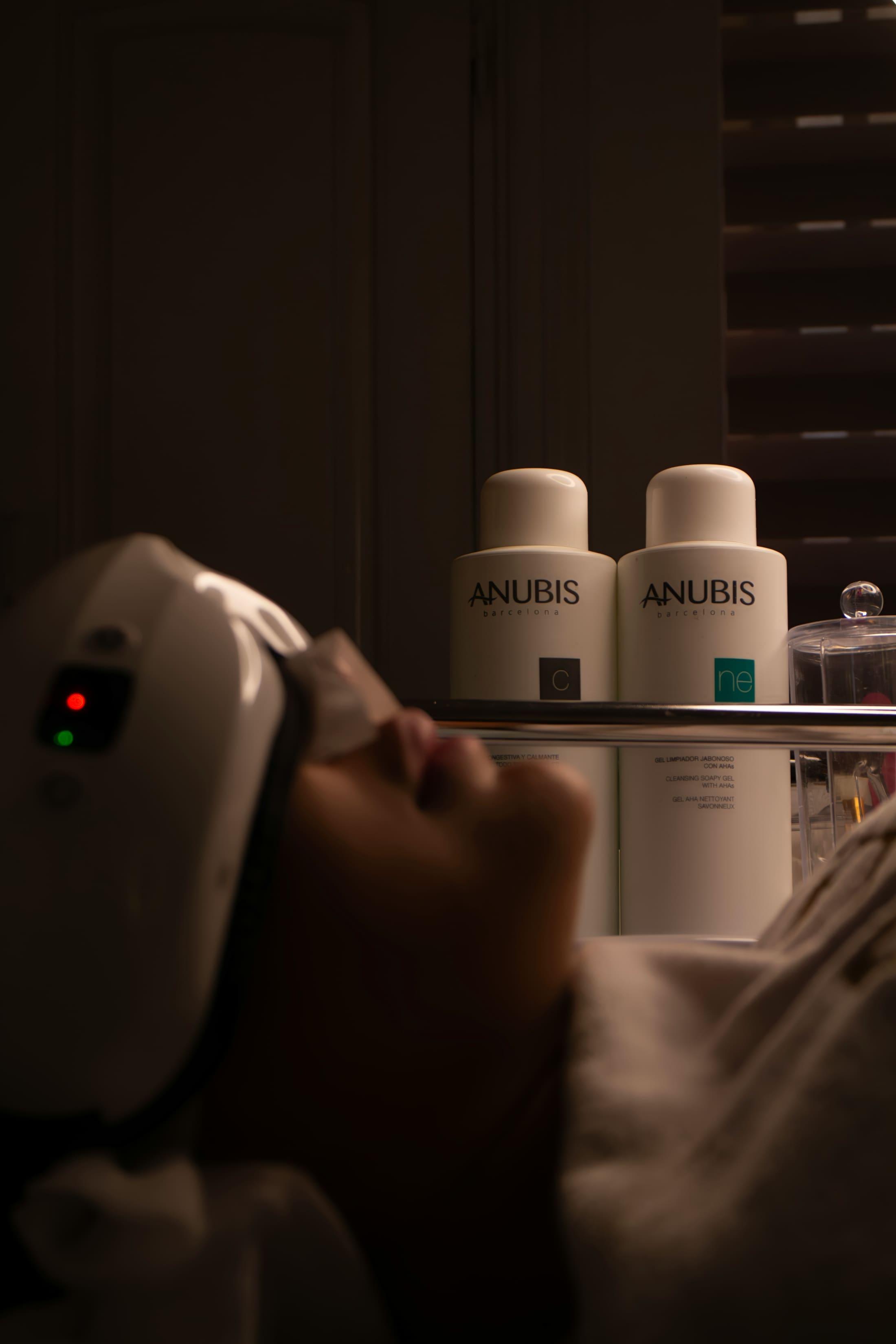 Skincare products arranged for a Beauty Medica skin consultation