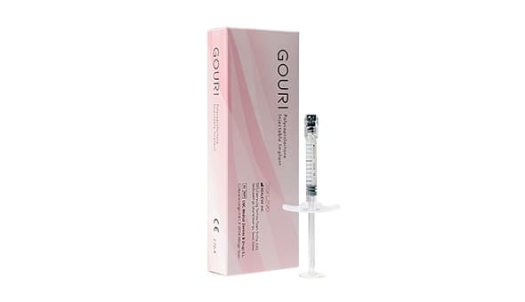 GOURI injectable implant box and prefilled syringe from Dexlevo